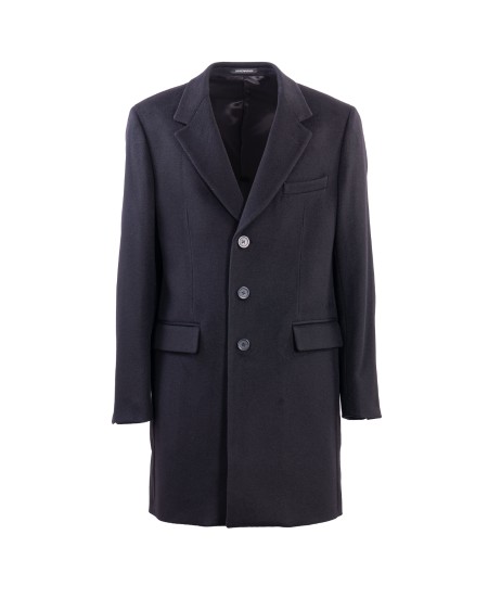 Shop EMPORIO ARMANI  Cappotto: Emporio Armani cappotto in cashmere.
Vestibilità regolare.
Revers a punta.
Chiusura frontale con tre bottoni. 
Composizione: 100% cashmere.
Made in Romania.. 01L650 01699-999